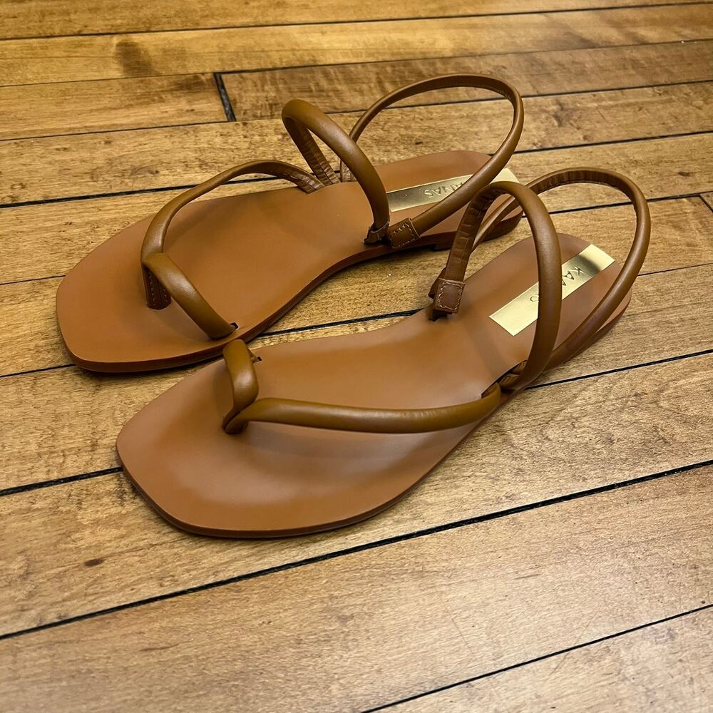 KAANAS Women's Strappy Naked Sandals Aztec Tan Size 6 6M NWOB $175